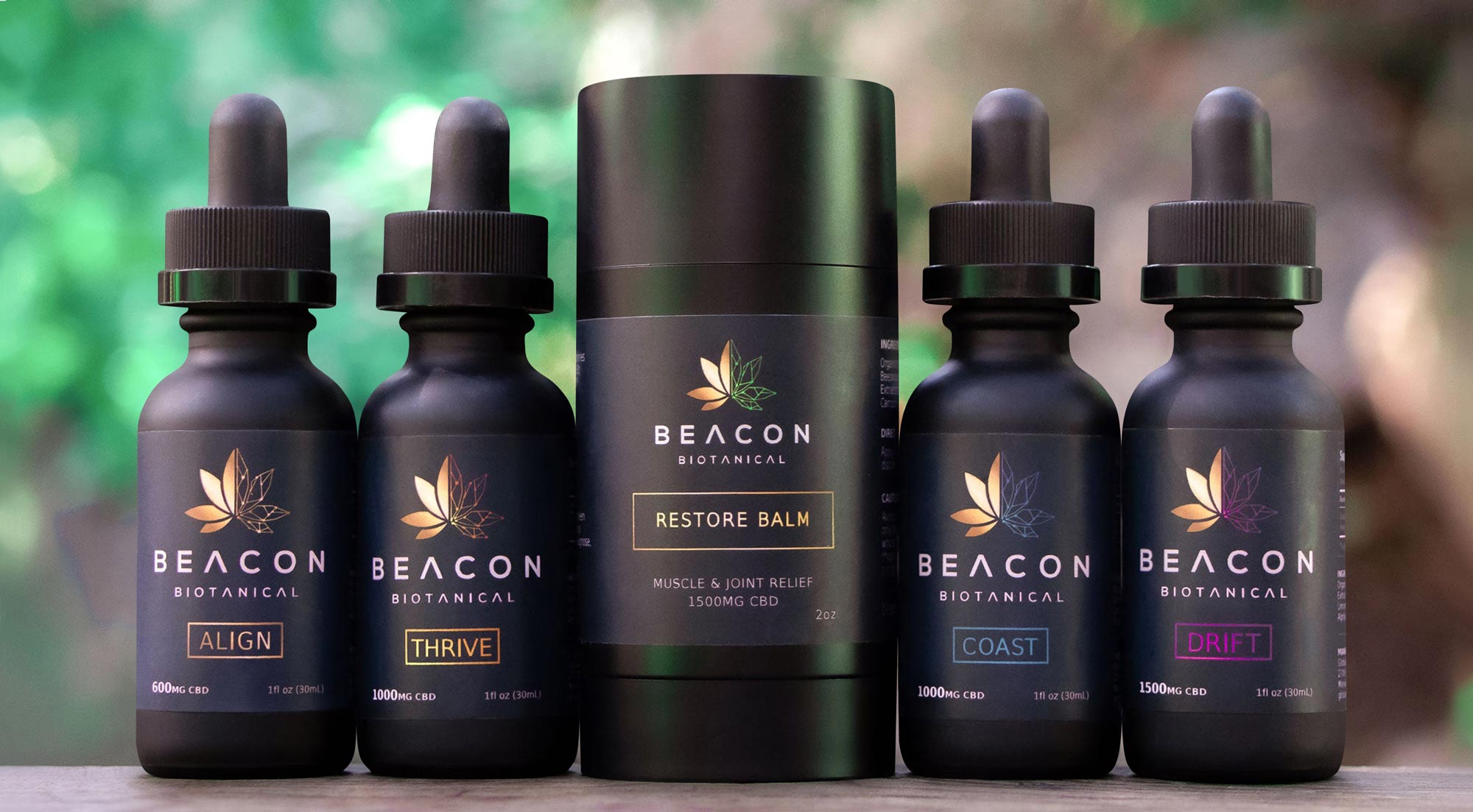Beacon Biotanical Farm-to-Body Full Spectrum CBD Products